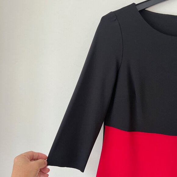 NWT Cartise Black & Red Tiered Cocktail Dress — Made in Canada — Size 6 - Picture 9 of 16